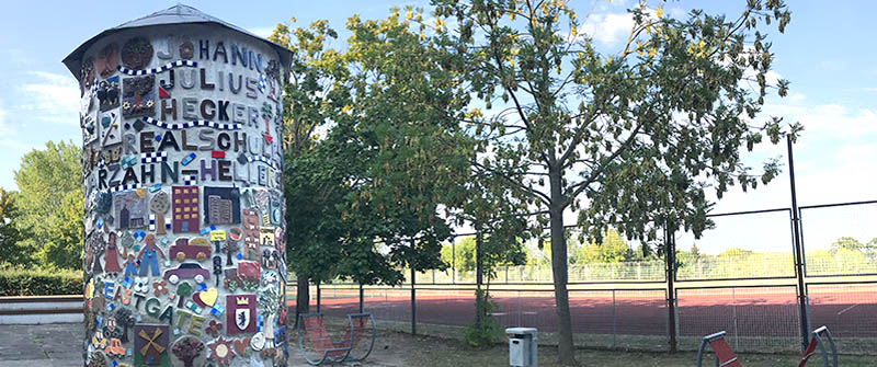 Schulsozialarbeit an der Johann-Julius-Hecker-Schule, Integrierte Sekundarschule, Berlin Marzahn-Hellersdorf, Schulhof Schulsozialarbeit an der Johann-Julius-Hecker-Schule, Integrierte Sekundarschule, Berlin Marzahn-Hellersdorf, Schulhof